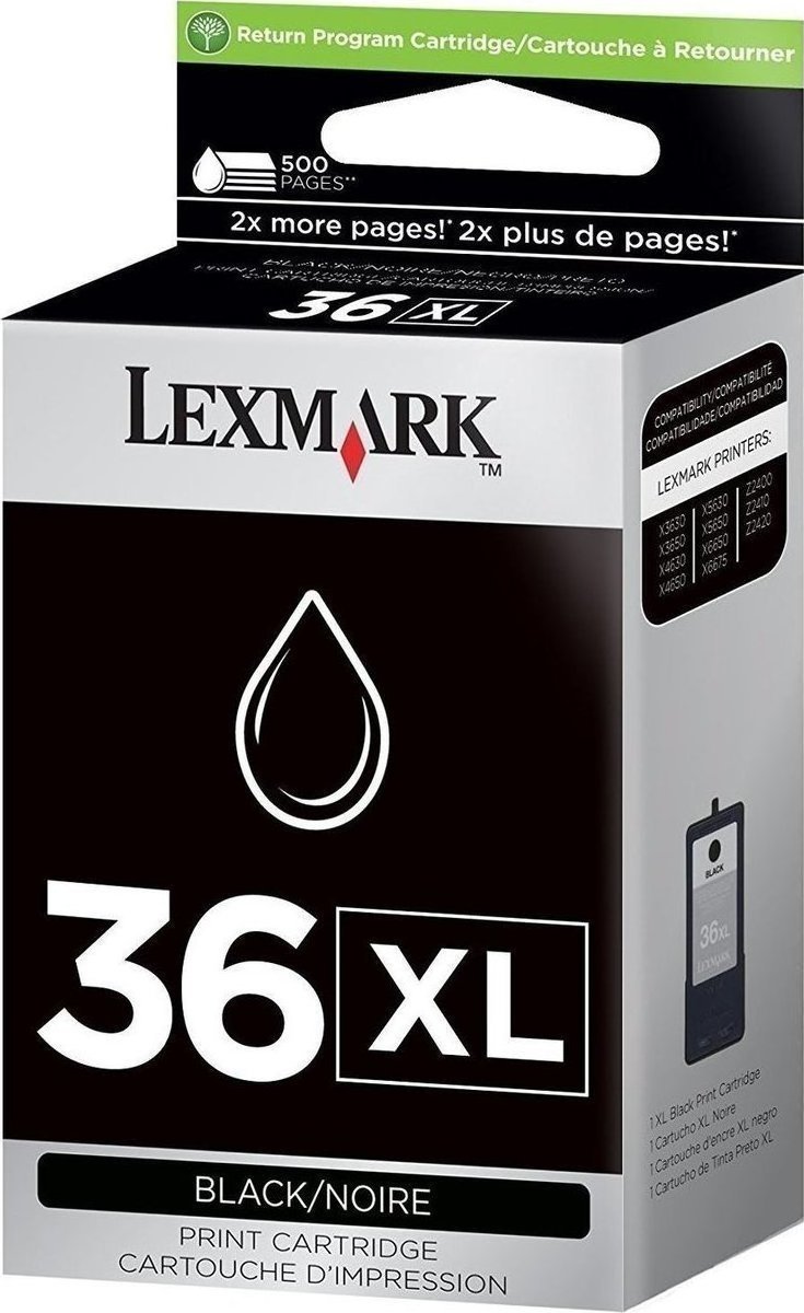 LEXMARK 36XL BLACK