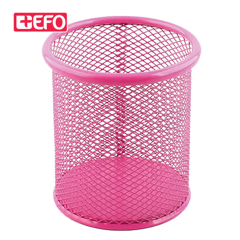 Μολυβοθήκη +Efo Συρμάτινη Ροζ 9x10cm
