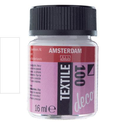 ΧΡΩΜΑΤΑ ΥΦΑΣΜΑ Textile 16ml No100 White