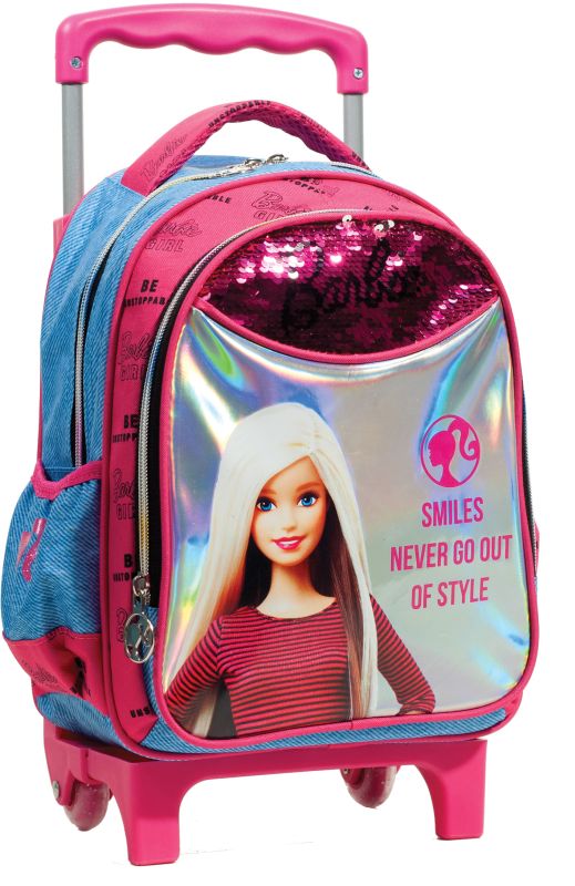 Barbie Denim Fashion Σακίδιο Νηπιαγωγείου Trolley