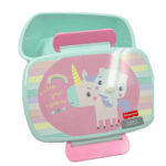 Gim Unicorns Πλαστικό Παιδικό Δοχείο Φαγητού Μονόκεροι Πολύχρωμο
