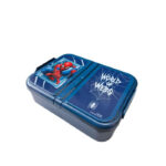 Gim Spiderman Πλαστικό Παιδικό Δοχείο Φαγητού Spiderman Μπλε