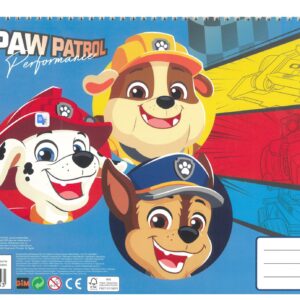 Gim Μπλοκ Ζωγραφικης 23χ33 40 Φυλλα Stickers Paw Patrol