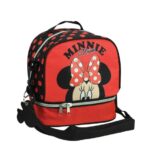 Gim Minnie Σχολικό Ισοθερμικό Τσαντάκι Φαγητού Ώμου 4.5lt Κόκκινο Minnie